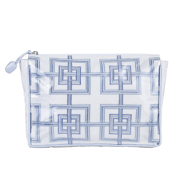 GEOMETRIC LARGE MAKEUP BAG