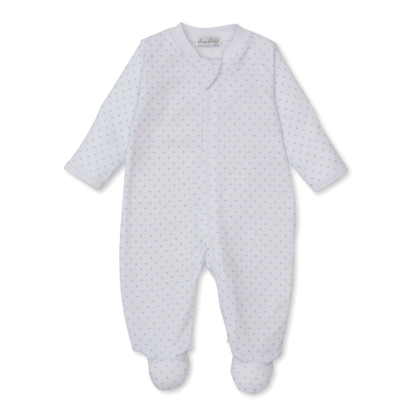 TEDDY BEAR LOVE FOOTIE WITH ZIPPER