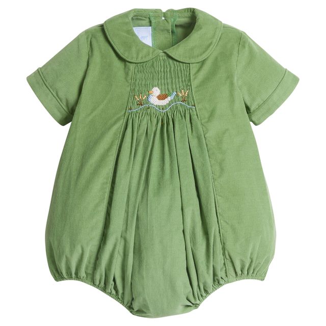 CHEST SMOCKED BUBBLE MALLARD