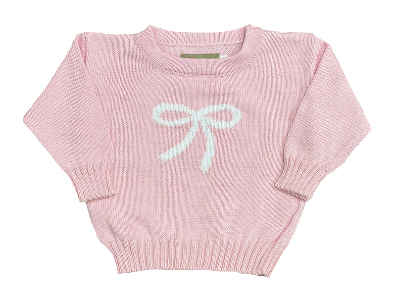 PINK BOW SWEATER