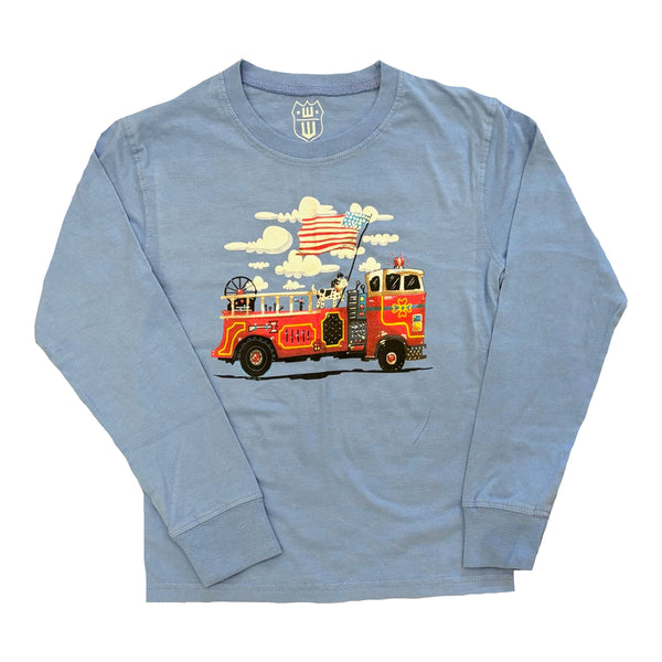 LONG SLEEVE FIRETRUCK TEE