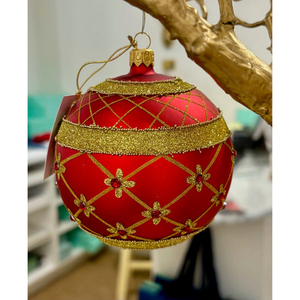 CORONATION RED ORNAMENT