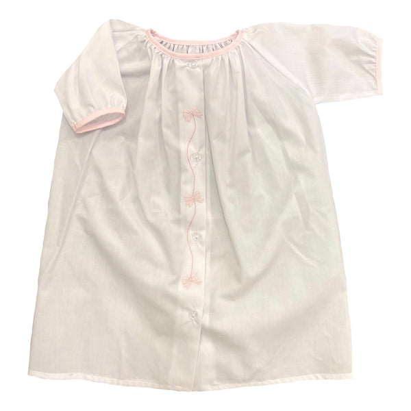 GIRL DAYGOWN LONG SLEEVE BOWS