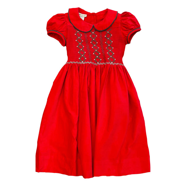 CHRISTMAS TIME SMOCKED DRESS