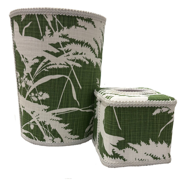 AVAIRY WASTEBASKET & TISSUE SET