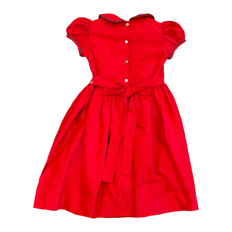 CHRISTMAS TIME SMOCKED DRESS