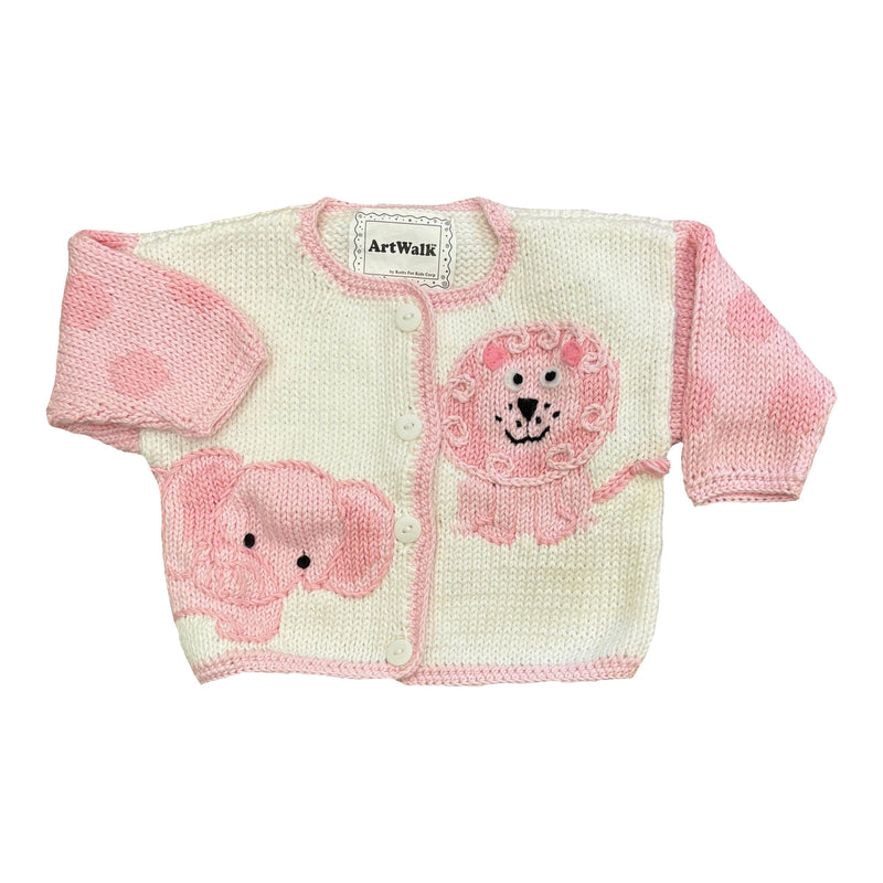 JUNGLE BABY PINK CARDIGAN