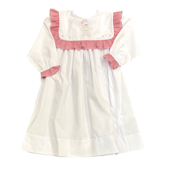 RED CHECK GINGERBREAD DRESS