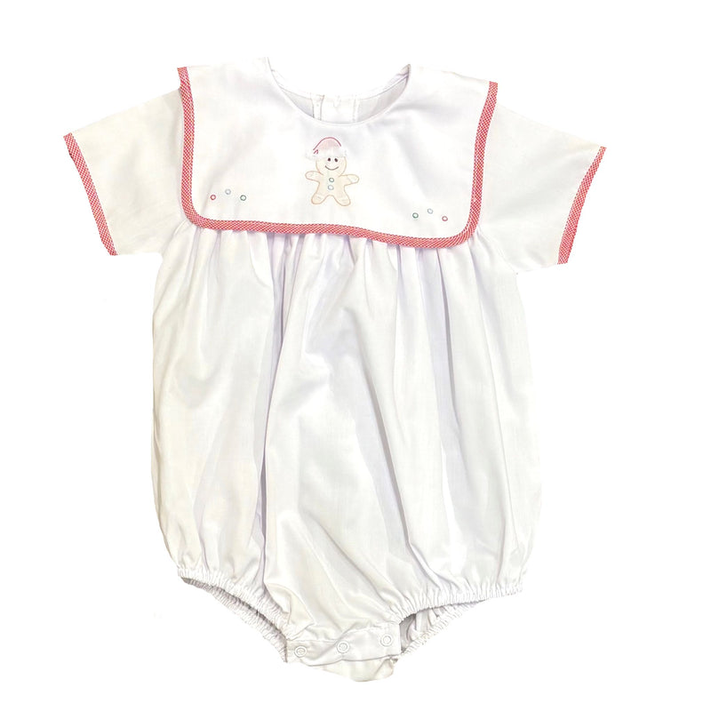 RED CHECK GINGERBREAD BUBBLE