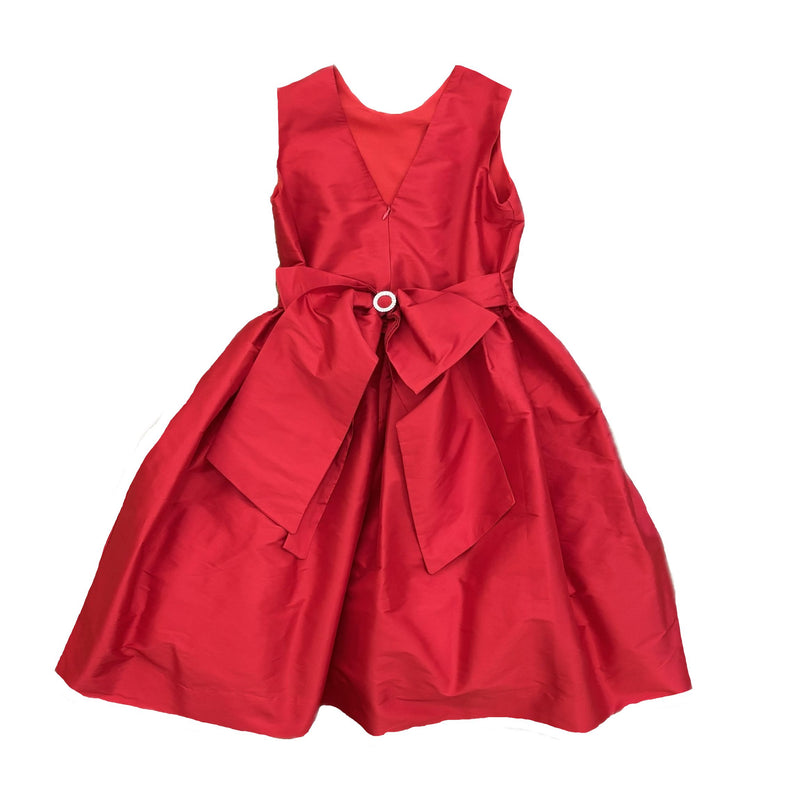 RED DRESS WITH BOW