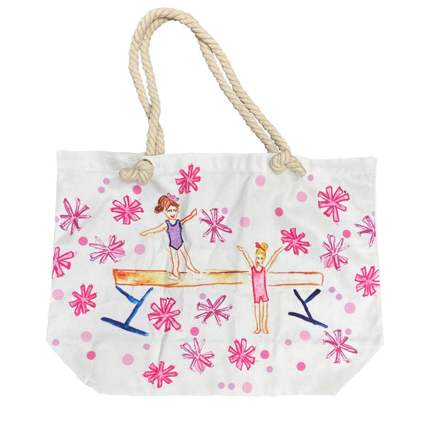 GYMNASTICS CANVAS TOTE