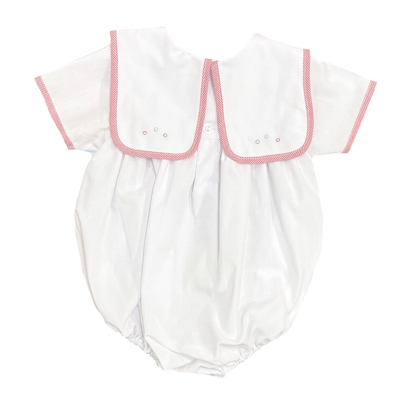 RED CHECK GINGERBREAD BUBBLE