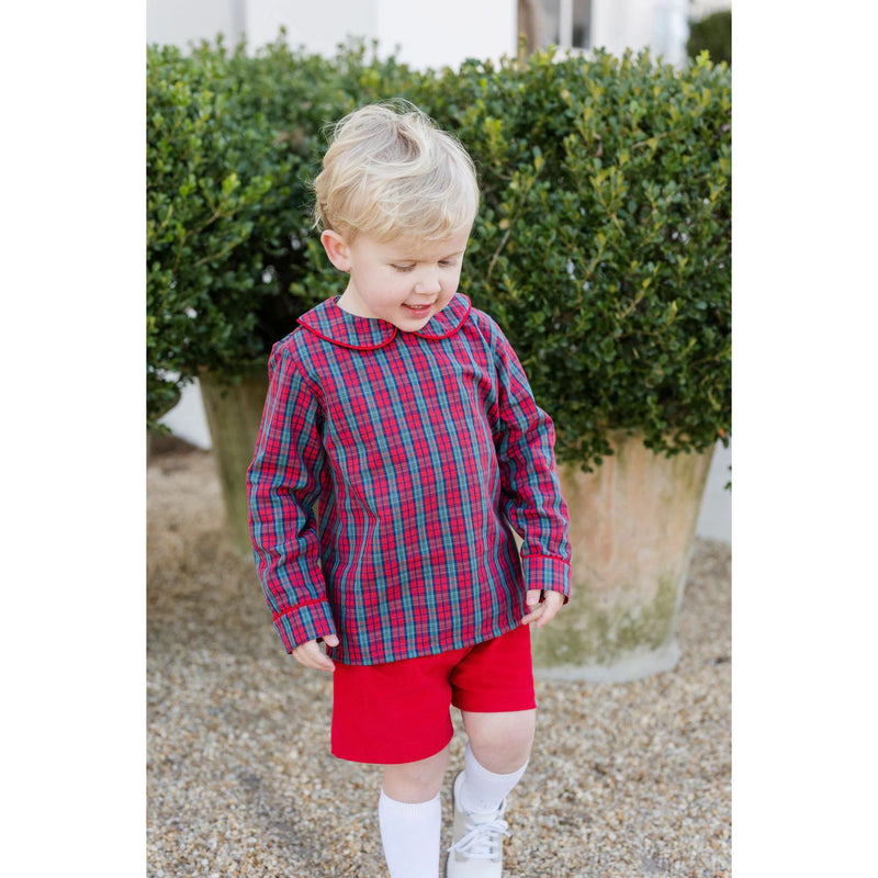 WARD SHORT SET - CHRISTMAS PLAID