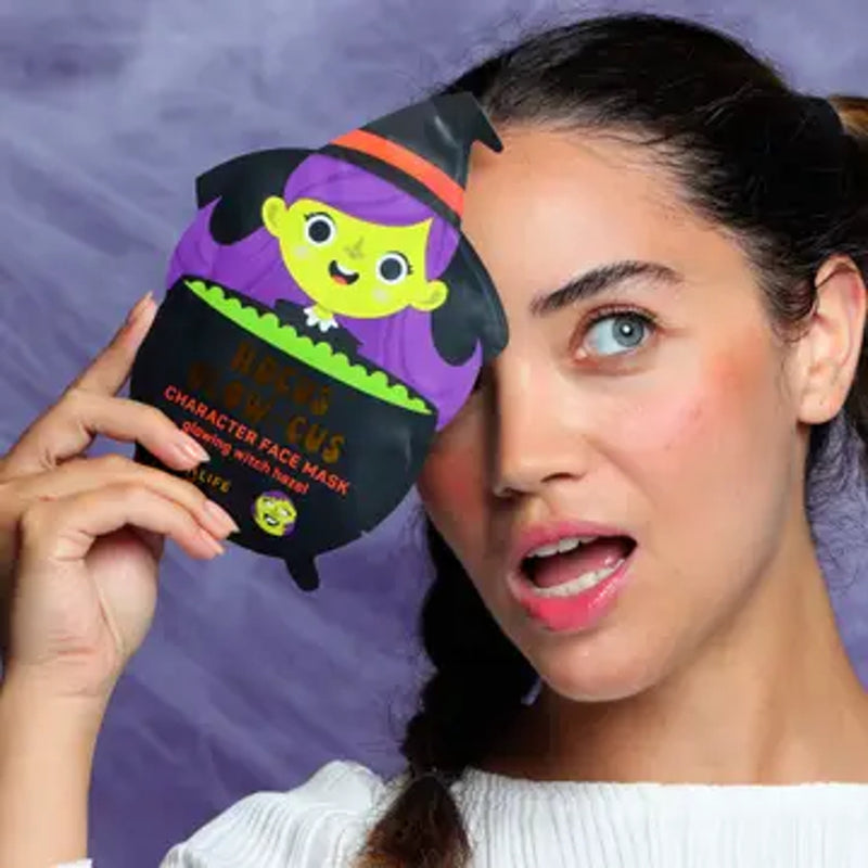 HALLOWEEN SHEET MASK - PICK WITCH, CAT, OR MUMMY