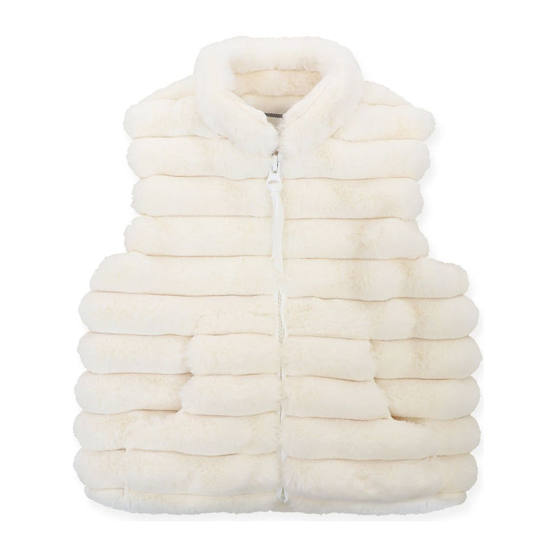 ZIP VEST VANILLA LADYFINGER