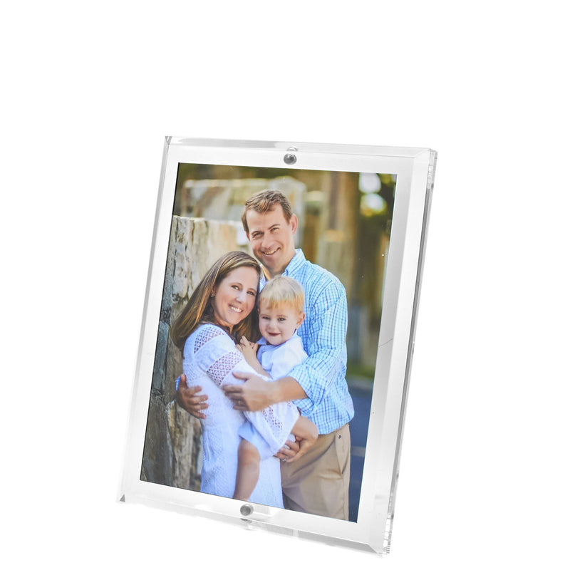 CLEAR 5X7 BEVELED FRAME