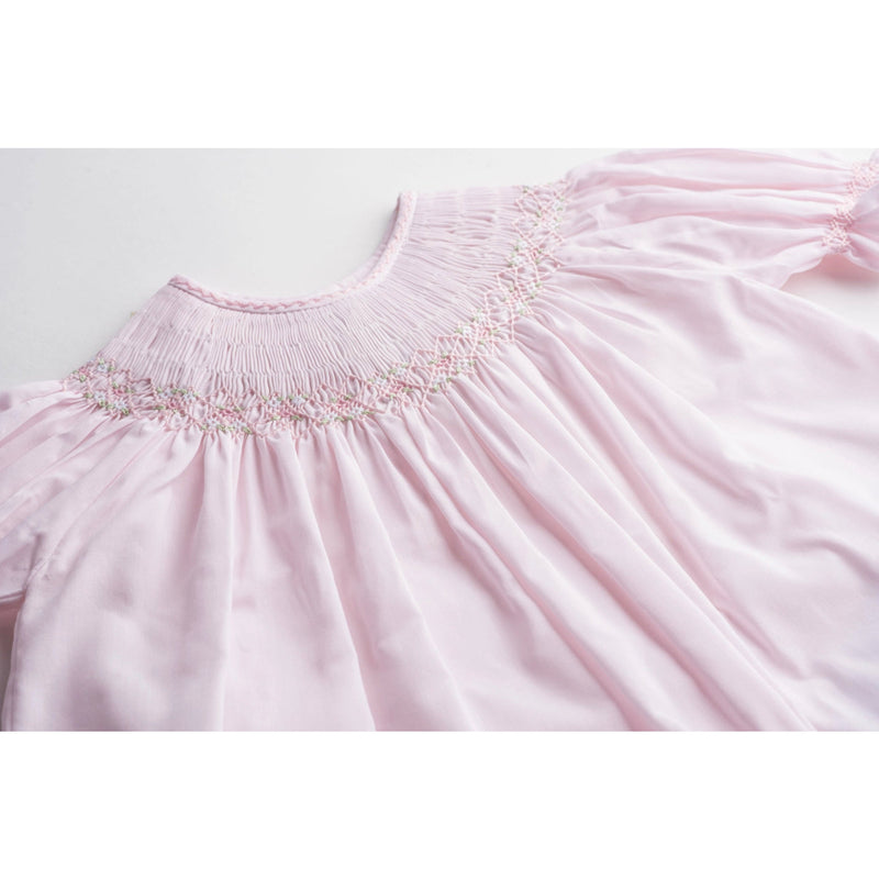 RUFFLE BISHOP DRESS - sizes 3M-9M
