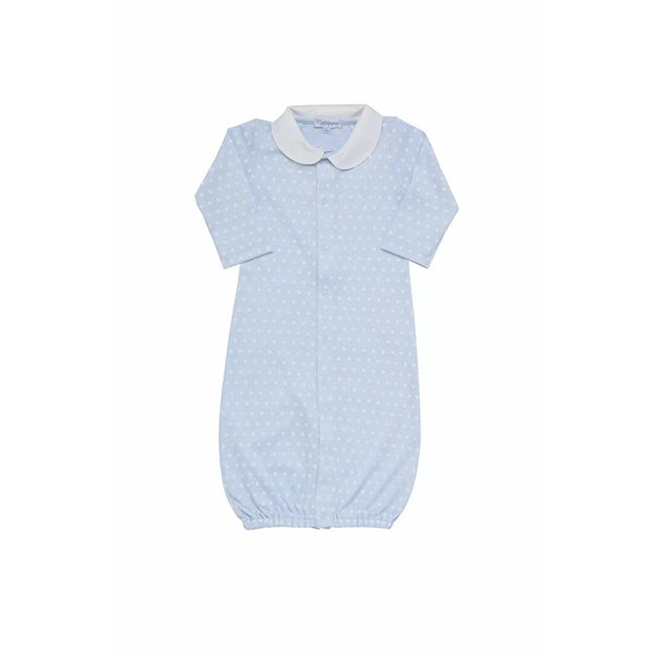 POLKA DOTS BABY CONVERTER GOWNS - Blue & Pink
