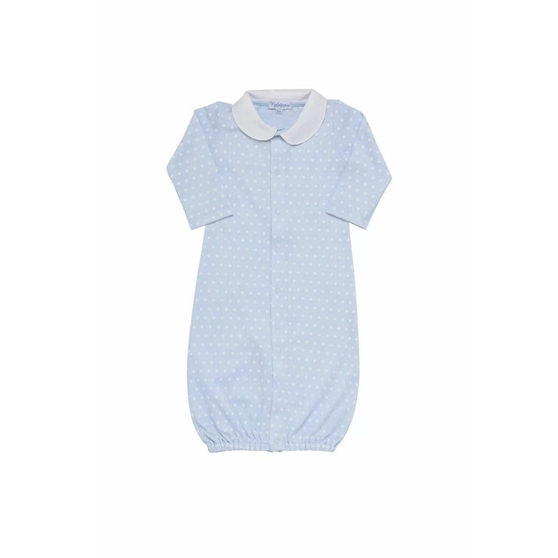 POLKA DOTS BABY CONVERTER GOWNS - Blue & Pink