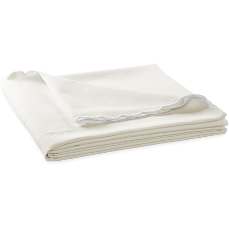 DIAMOND PIQUE KING COVERLET