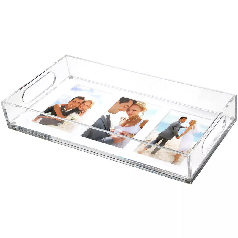 VERTICLE PHOTO TRAY W/ MAT