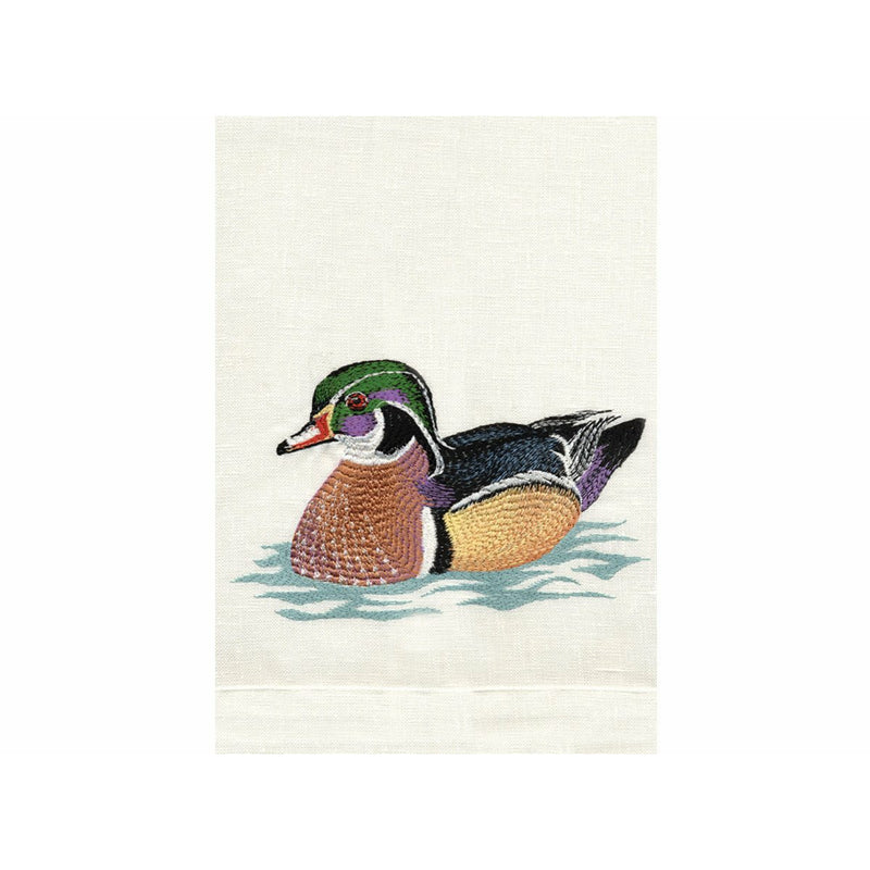 WOOD DUCK GUEST TOWEL NATURAL WHITE