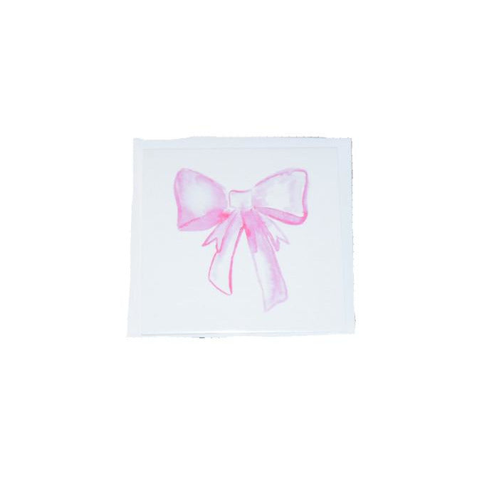 PINK BOW ENCLOSURE CARDS