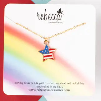 FLAG CHARM NECKLACE