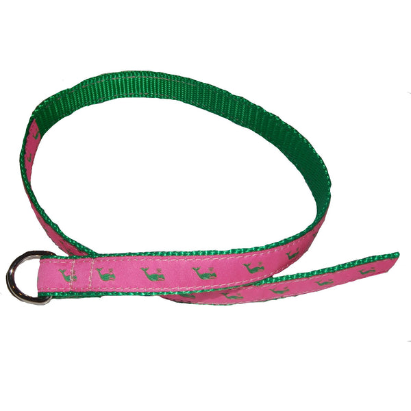 D RING BELT WITH RIBBON
